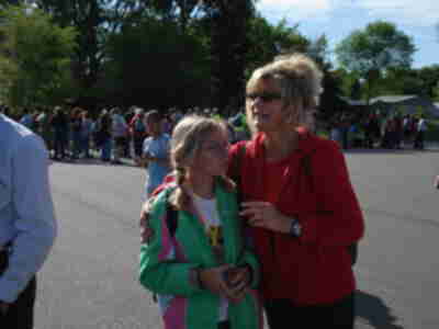 Erin with her mom
