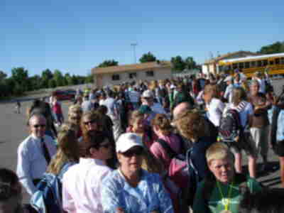 The whole group waits