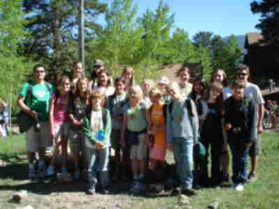 The Wildlife Group after the flag ceremony
