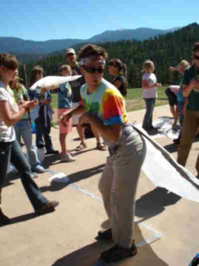 Andrew showing of his brand new tail