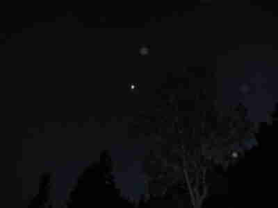 The moon above the upper meadow