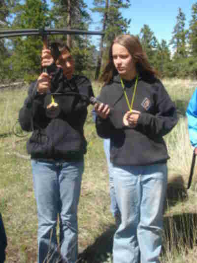 Madeline and Steph with the receiver