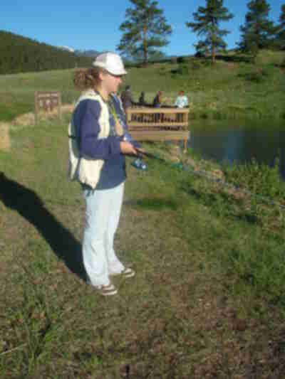 Elizabeth fishing