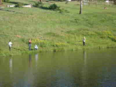 Fishing at Jackson Pond