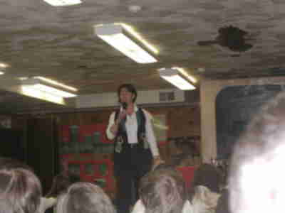Kathryn Beisner, the storyteller on Thursday night